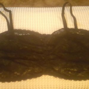 Torrid Black Lace Bandeau Bra